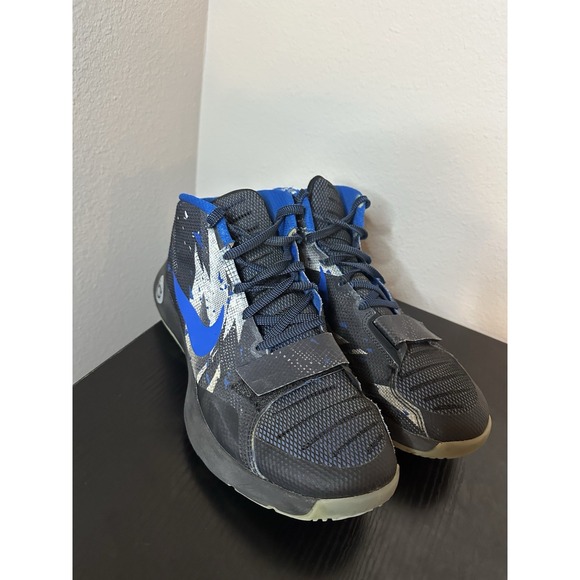 NIKE KD Trey 5 III Mens Sz 12 Black Blue Kevin Durant 2015 Basketball Shoes - Picture 3 of 11